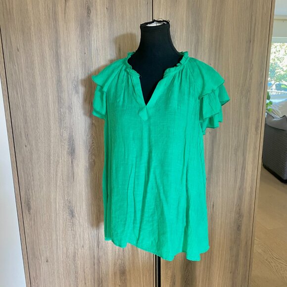 Nanette Lapore tulip sleeve blouse - Picture 3 of 10